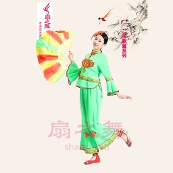 立领中国结秧歌服